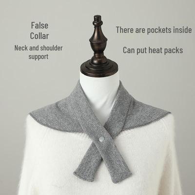 Unisex Summer Neck and Shoulder Warmer: Windproof, Coldproof with Pocket Protection for Air-conditioned Rooms