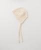 Selliteiljeu Handmade Crochet Earflap Beanie_Ivory