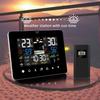 Weather Station, Alarm Clock with Wireless Outdoor Sensor Hygrometer touchscreen.BAZARLAND30