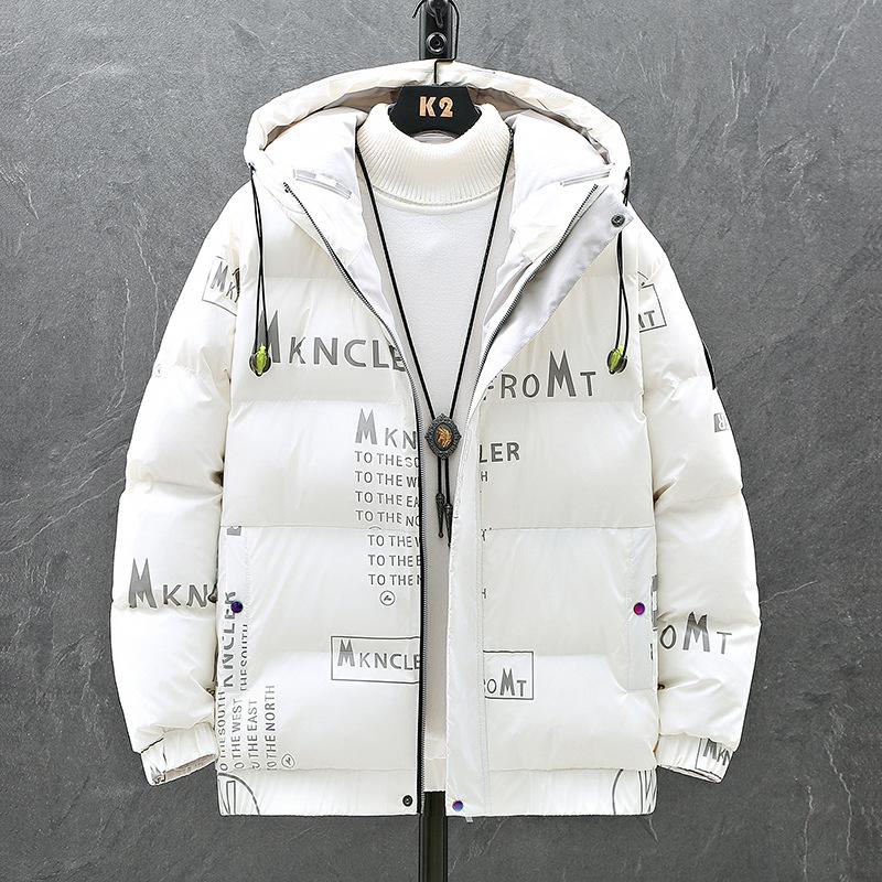 Buy White Duck Down Jacket Men's Winter Korean Version of The
