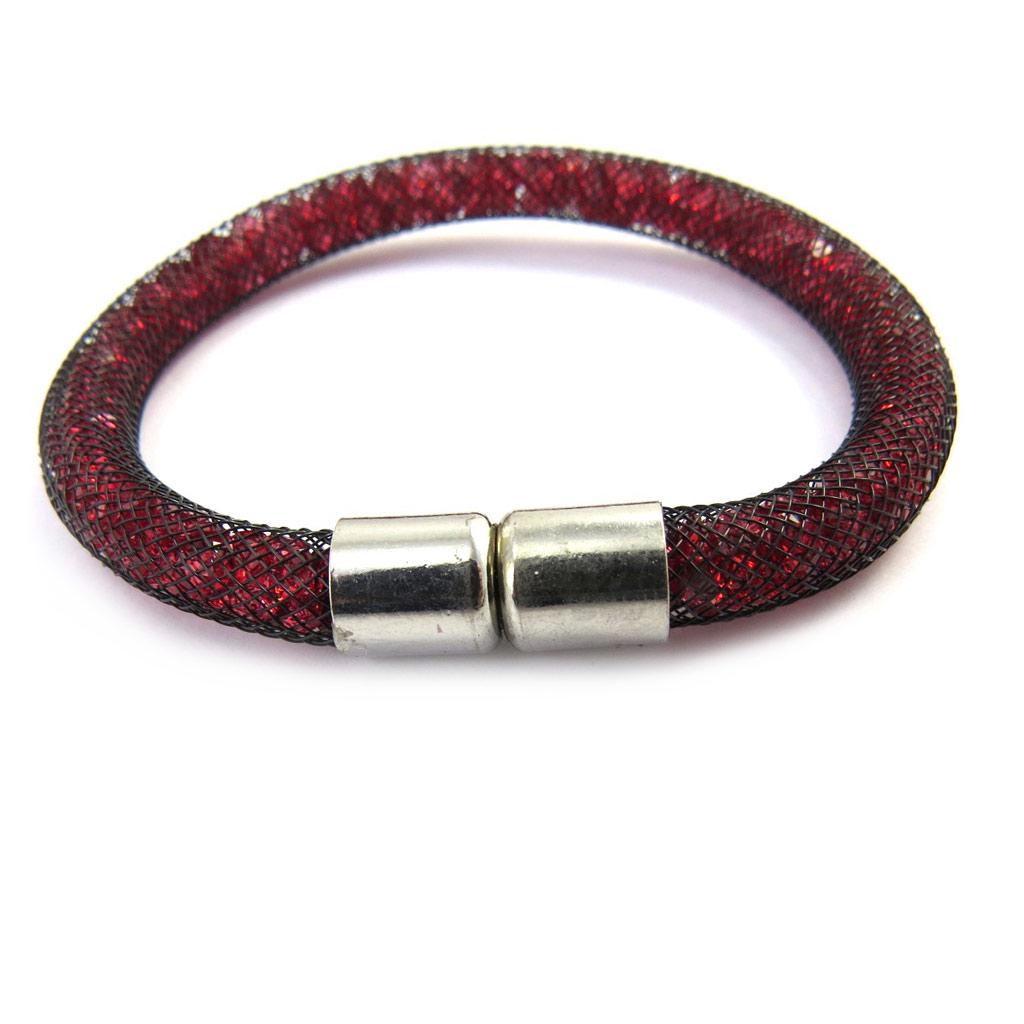 Les Trésors De Lily [M1920] - Red 'Jewels' Designer Bracelet
