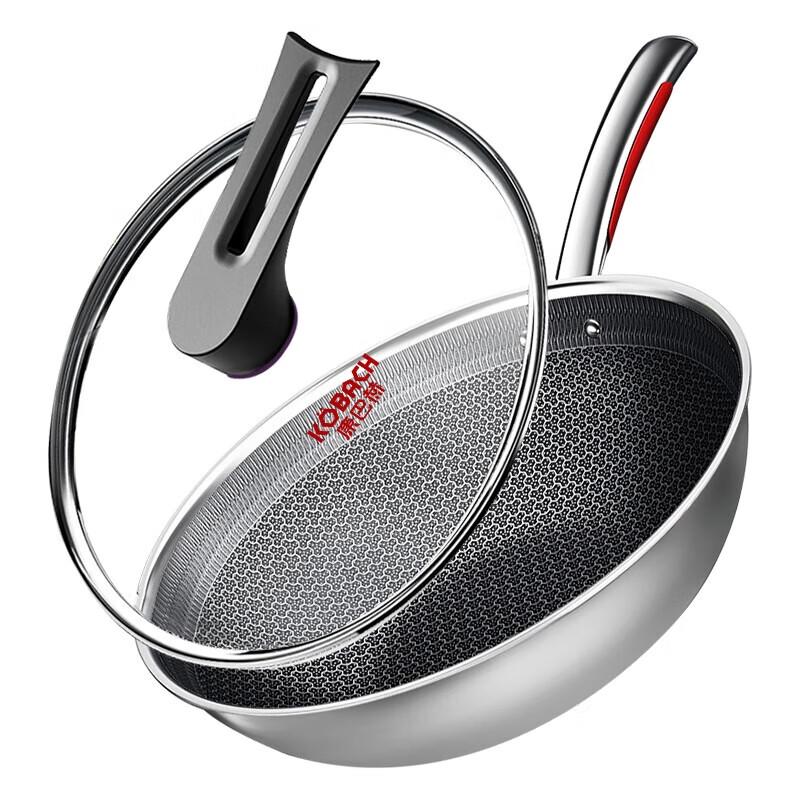 Kangbach 316 Tri-ply Stainless Steel Chinese Wok 32cm