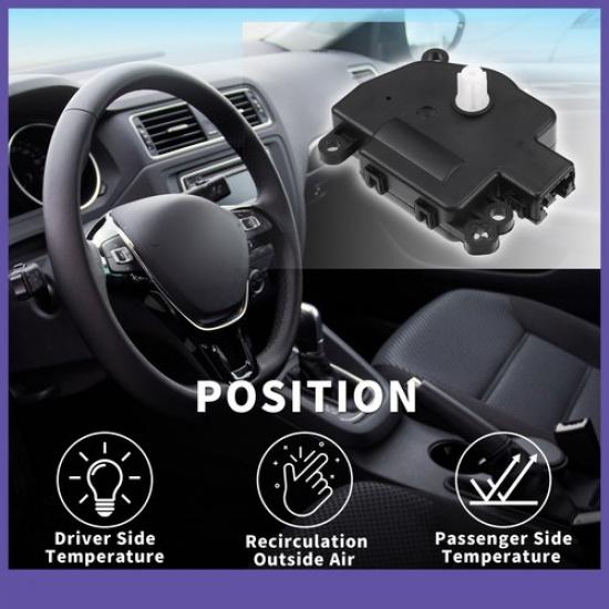 HVAC Heater Blend Door Actuator TWO  For Dodge Durango 2014-
