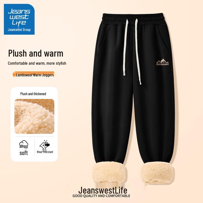 

JEANSWEST LIFE Men s Fleece-Lined Jogger Pants M (170)