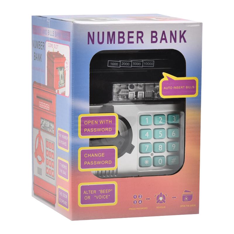 Children's Combination Lock Piggy Bank: Money Saving Bank for Boys and Girls, Save & Withdraw, Chinese New Year Lucky Money Storage