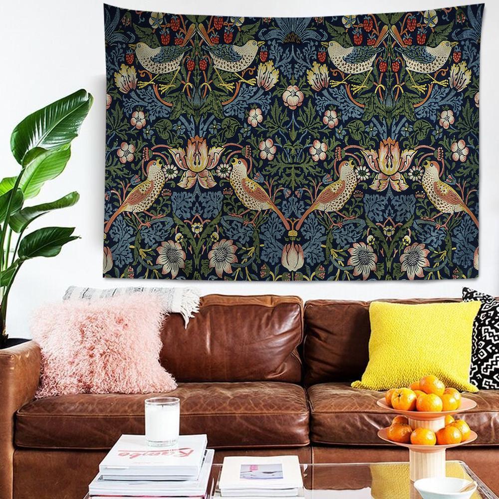 William Morris Wandteppich Kunst Druck Kunst Science Fiction Zimmer Heimdekor Heimdekor