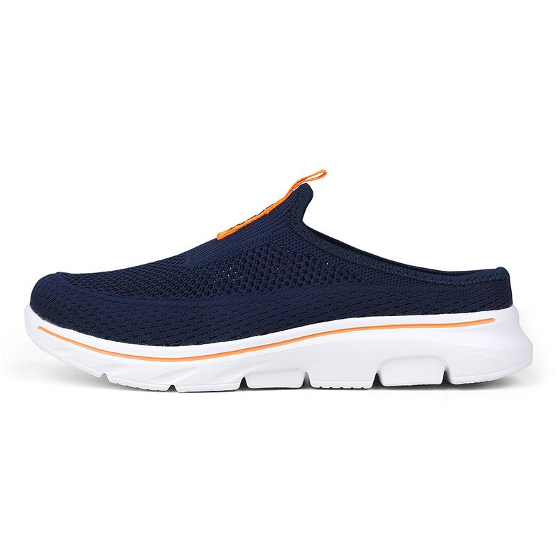 Plus Big Size 48 49 Summer Men Half Shoes Slip On Mesh Slippers Slides Lightweight Comfortable Breathable Dropshipping
