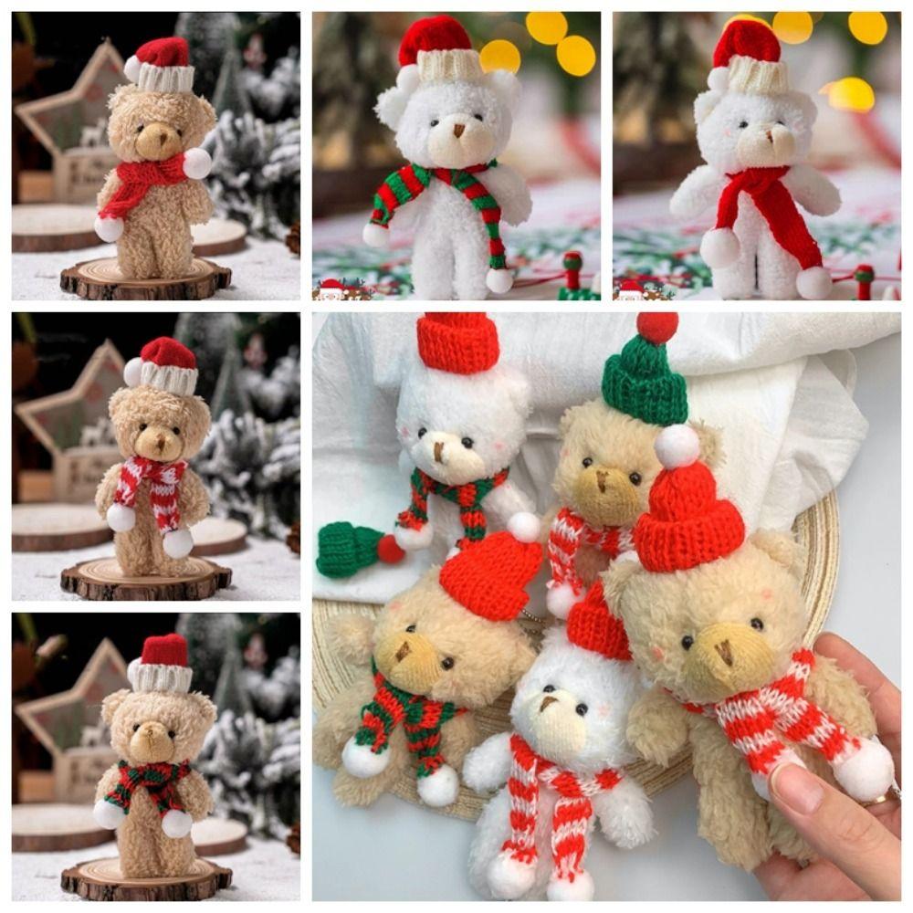 

Шарф в виде медведя, плюшевая кукла-медведь, мягкая игрушка-медведь, мини-плюшевая игрушка-медведь, украшение для торта