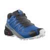 SALOMON Speedcross 5 Fabric Abrasion Resistant Low top Running Shoes Men's Black Blue 416095