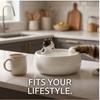 Ceramic Automatic Pet Water Fountain, 1L/1.5L Filtered Circulating Bowl for Cats & Dogs, Durable Easy-Clean for Indoor Home Use