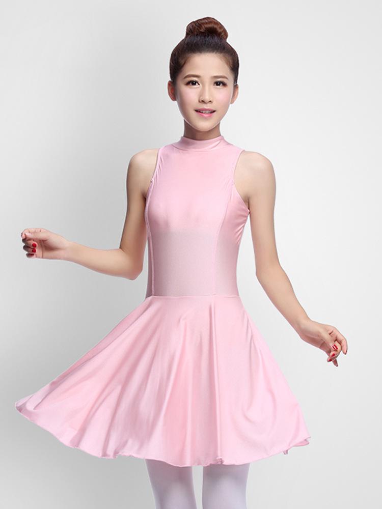 

Балетный купальник из спандекса с юбкой из марли «лотосовый лист» Small розовый