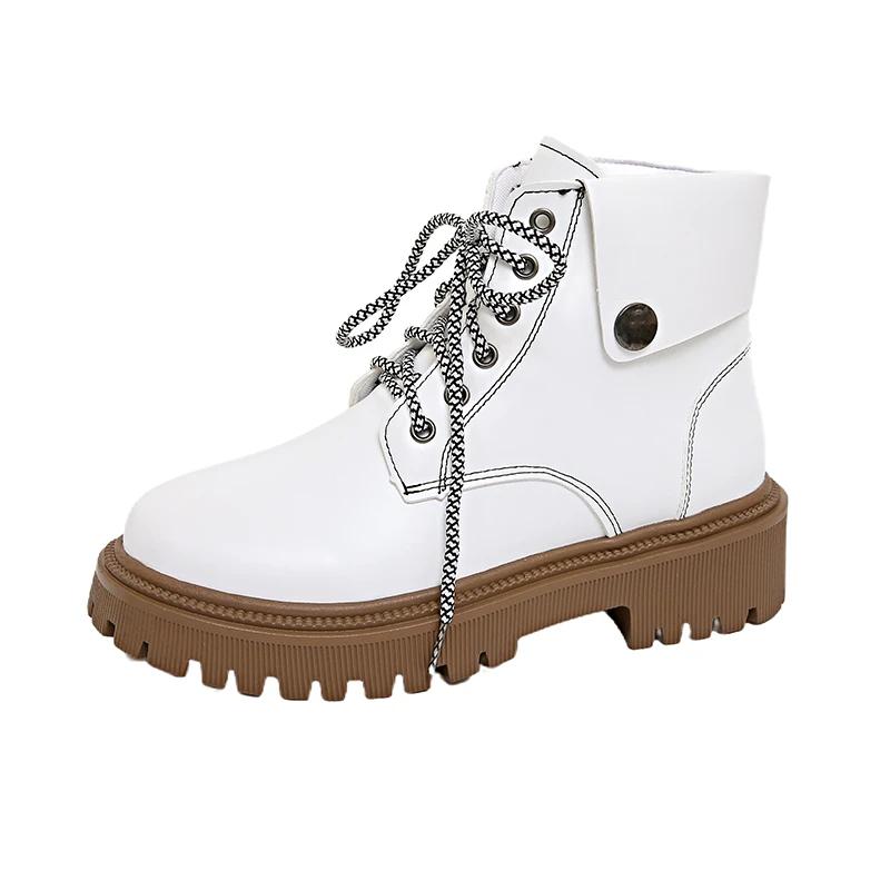 Fashion 2024 Brand Ladies Shoes Cross Lacing Women's Boots Fashion Rivet Solid Modern Boots Women High Quality Round Toe Ankle Boots