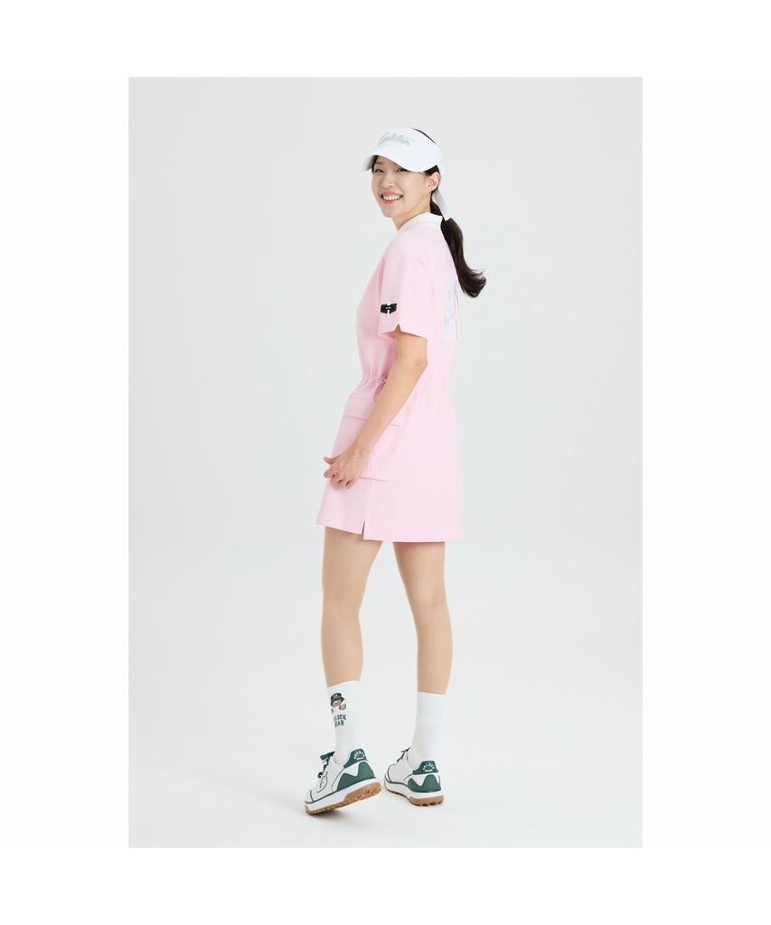 Goldeunbeeo (W) Pique Polo Collar One-Piece G5Uam26231Pix