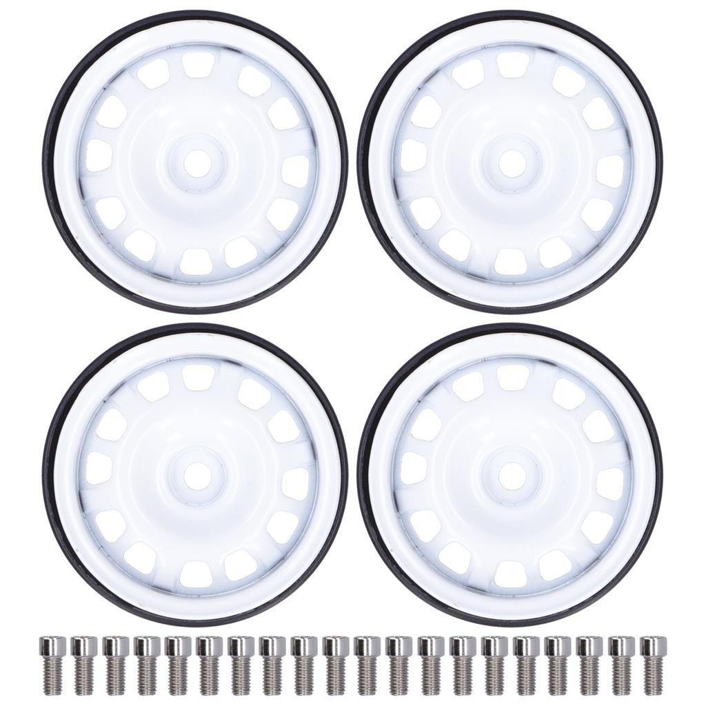 4Pcs 1/10 RC Bdlock Wheel Hubs 12 Holes Metal Wheel Hub Replacement for  / 