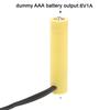 6V LR3 AAA Dummy Battery AAA Battery Eliminators Cable Replace 4Pcs 1.5V AAA Batteries for LED Light Toy Remote Control