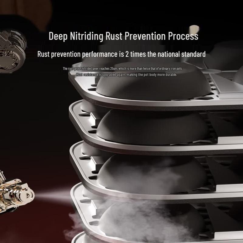 KOBACH 28cm Uncoated Cast Iron Frying Pan