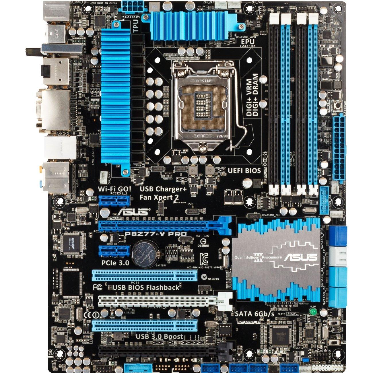 

ASUSTek P8Z77-V PRO ATX Motherboard with Intel Socket 1155 DDR3 Memory