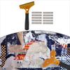 Floor Tiles Blades Scraper Glass Glue Stains 10pcs 7.87x4.13inch ABS Ceramic Tiles Cleaning Scraper Decoration Pollution Metal