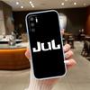 RE41 Julien Mari Jul Transparent Phone Case for Motorola Moto G7 G8 G9 G84 G85 G73 G24 G15 Z2 Play Power Plus