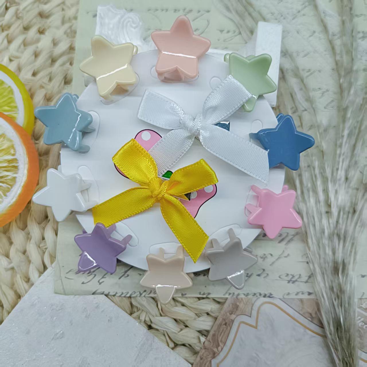 12-Piece Mini Candy Color Claw Clips for Women - Bangs, Braiding, Side, and Wispy Hair Clips, Kids  Hair Accessories.