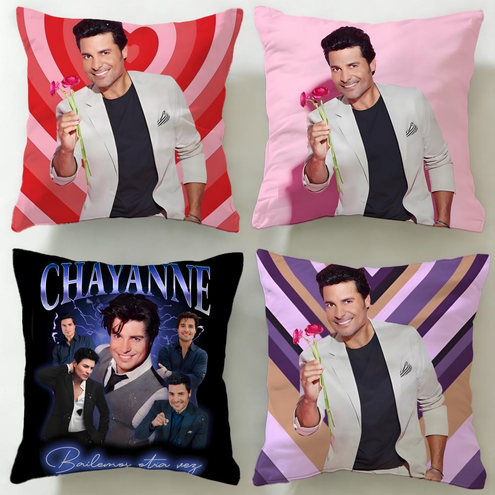 popular singer Chayanne Chiquito Cushion Cover Soft EasyWash Pillow Case Versatile for Couch Bed Travel and Office