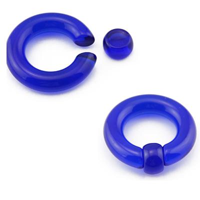 1Pair Acrylic BCR Big Large Size Giant Captive Bead Ring Ear Tunnel Plug Expander Guauge Male Nose Ring Piercing Body Jewelry