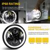 5.75 Inch Headlight 5 3/4" DRL Motorcycle Headlamp for Harley Dyna Iron 883 Street Bob FXDB VRSVD VRSCDX XG Round Moto Lamp