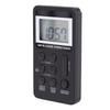Personal AM FM Pocket Radio Portable Digital Tuning Radio with 500mAh Rechargeable Battery Earphone Lock Screen for