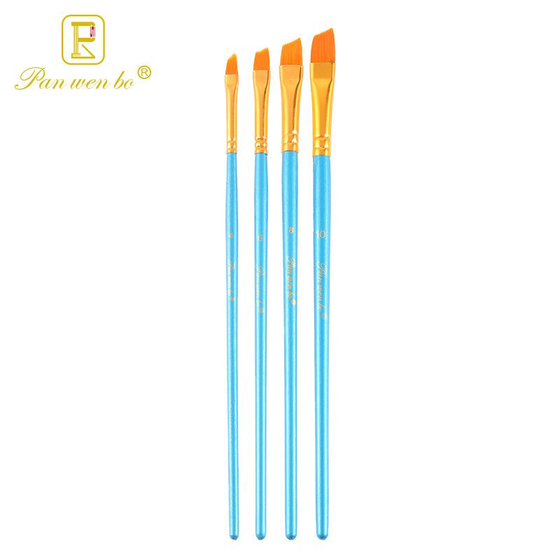 Set di 6 pennelli per pittura in nylon cross-border con gesso ad acqua e materiali artistici fai da te
