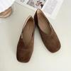 Leather Retro Soft Sole Flat Single Shoes