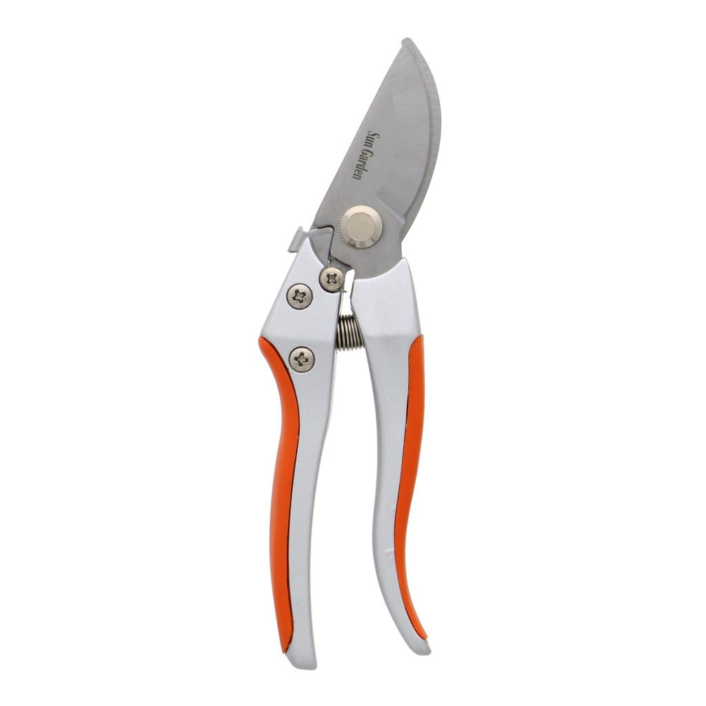 Takagi Sun Garden Pruning Aluminum Easy to Apply Cuts Thick Stainless Steel Garden Fruit TAKAGI Shears, Die-Cast, 200mm, Force, Branches, Blade,