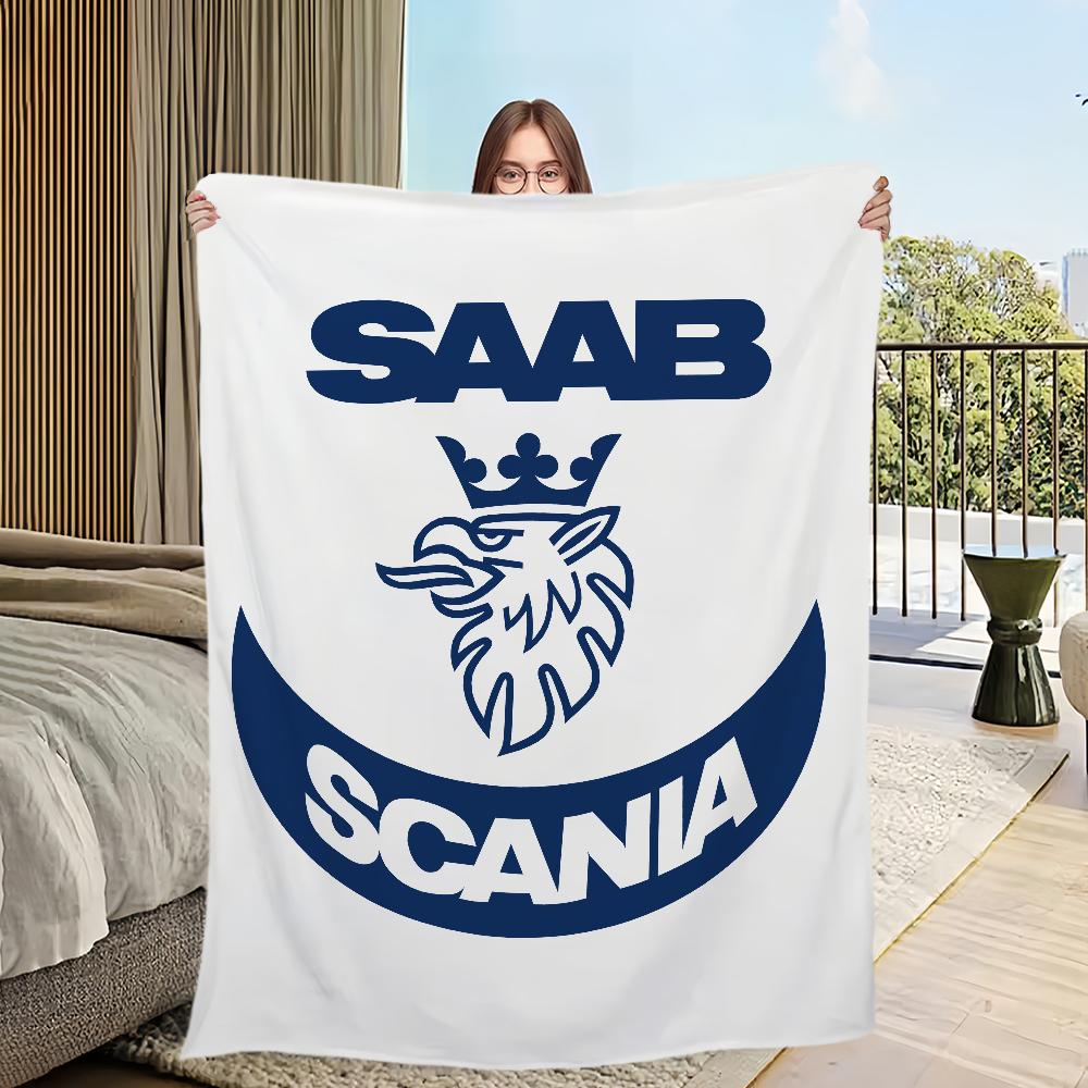 

Hot S-SCANIAS Printed comfortable and soft sofa living room bedroom Plush blanket suitable for home travel and gifts 40x50in