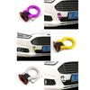 Rustproof ABS Tow Hook Front Bumper Accessory Universal Vehicle Impact Resistant Instantly Installation