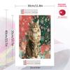 Cute Maine Coon Pattern  3pcs 100% Round Full Drill 5D DIY Diamond Painting Embroidery Cross Stitch Rhinestone Décor