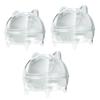 Transparent Hamster Sand Bath Container Spacious Pet Hamster Bathtub Provide Comfortable To Gerbils and Guinea Pigs