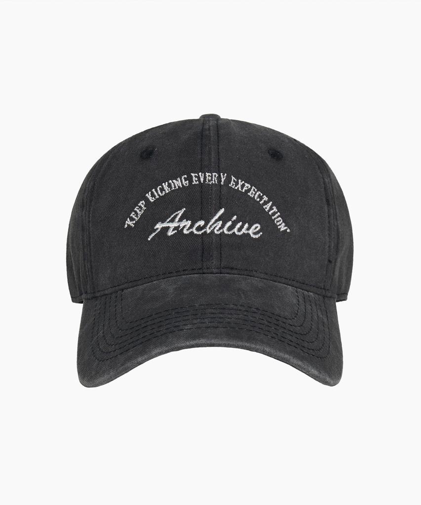KKEEE Archive Basic Washed Ball Cap [Black]