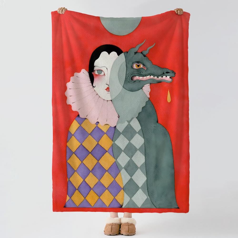 Celebrity L-Lou Benesch-h Throw Thick Comfort Flannel Quilt, Multi-scene Use Indoor Outdoor Daily Nap