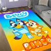 Tappeti Antiscivolo a Tema Bluey's Bus Adventure - Arredamento per la Casa in Poliestere, Adatti per Camere da Letto, Soggiorni, Ingressi, Studi e Decorazioni