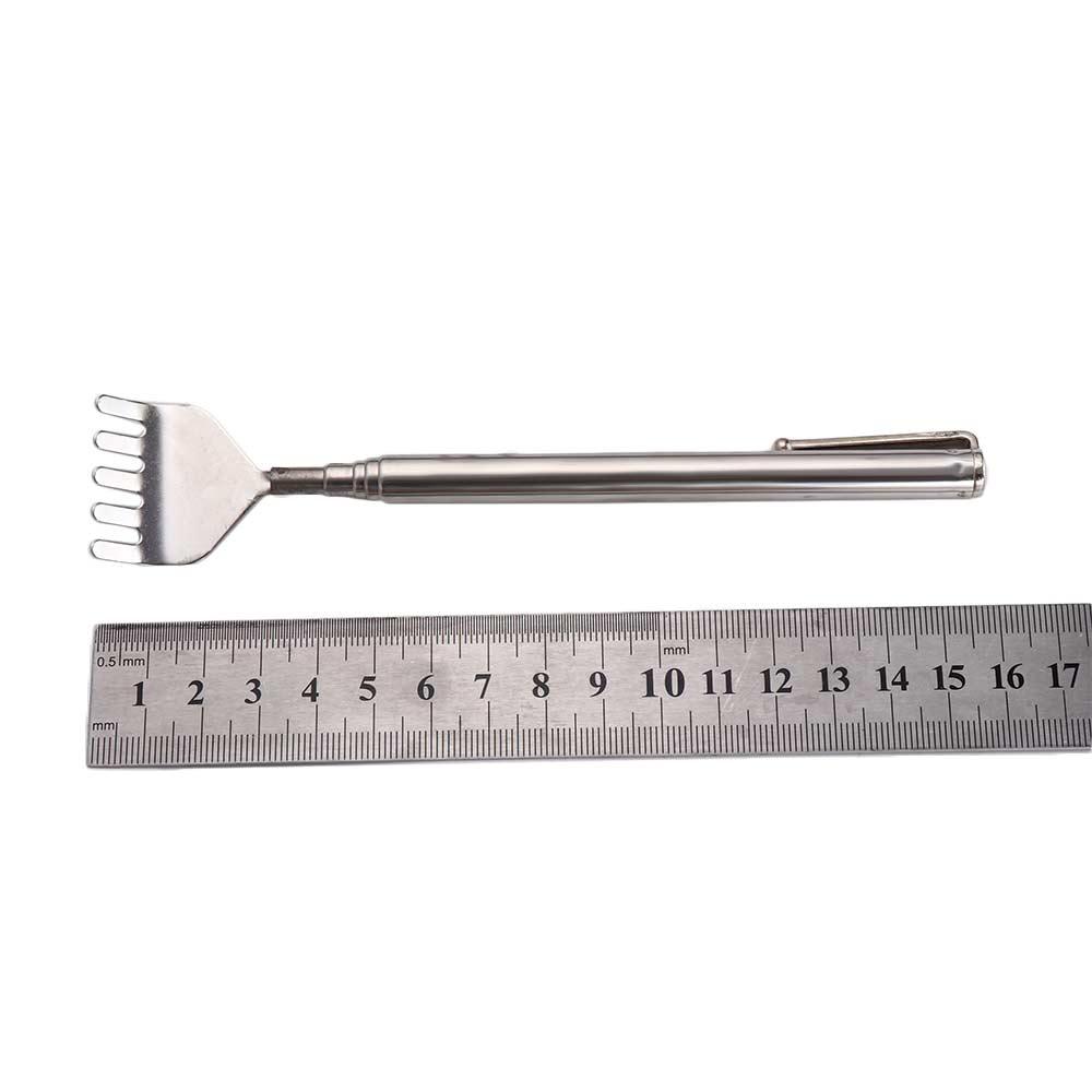 Pro seniory Nastavitelný nerezový masážní přístroj Nástroje pro zdravotní péči Škrabátko Masážní nástroje Dráp proti svědění Škrabátko na záda