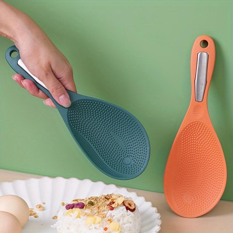 1pc Plastic Rice Shovel, Non-stick Rice Cooker,  Non-stick Rice Spoon, Household Rice Spoon for Beating Rice