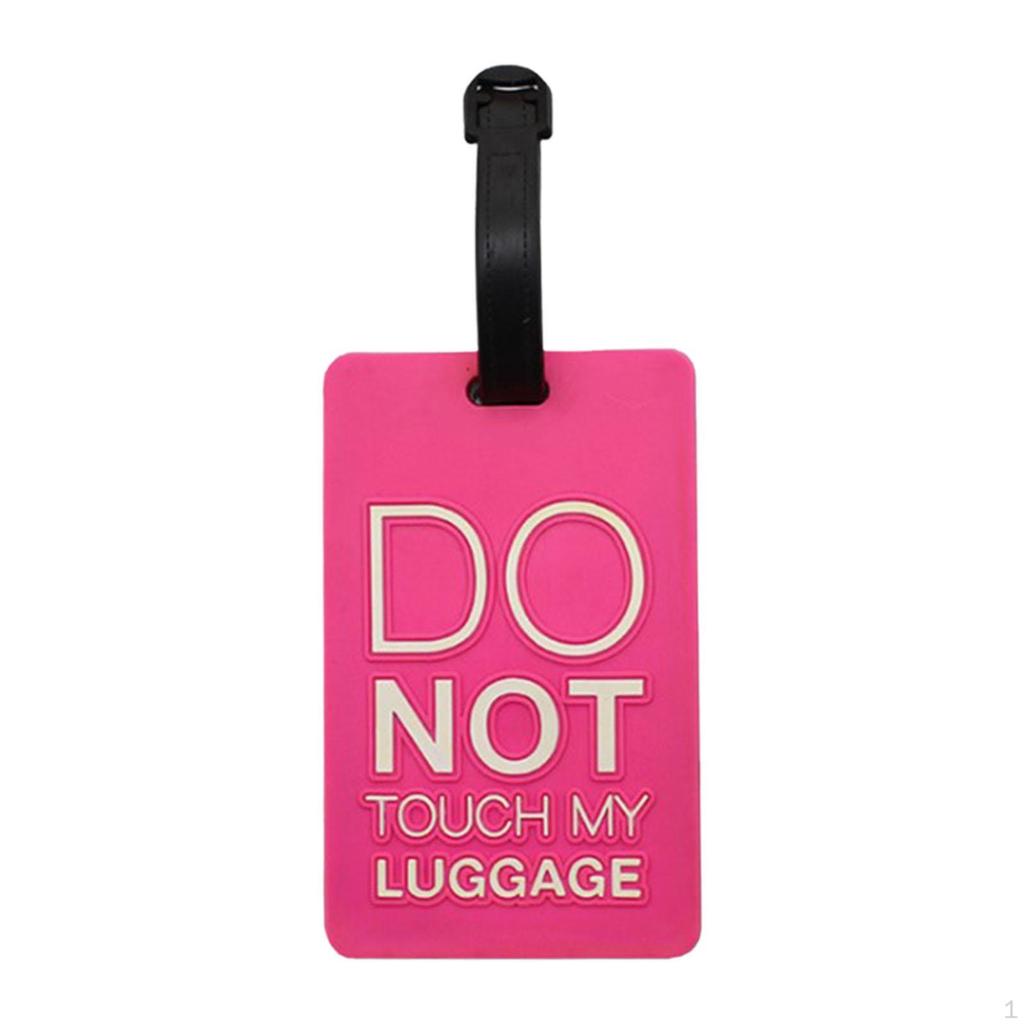 Luggage Tag Suitcase Gift Pink Fashion Boarding Baggage Label for Traveling Airplane