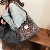 Leopard Print 2025 New Autumn and Winter Casual Lazy Style Popular Large-capacity Tote Single Shoulder Fashion Trend Underarm Women's Bag