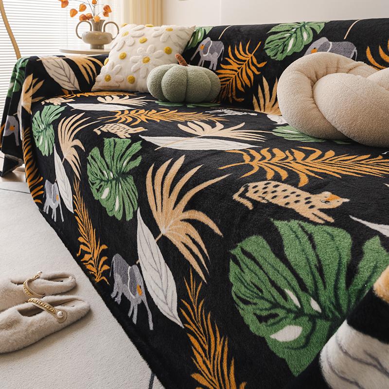 Herbst Winter Camping Picknick Sofabezug Böhmen Funda Sofa Ethnischer Stil Sofabezüge Matten Überwürfe