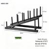 Multi-Functional Bamboo Dish Drying Rack for Cups, Plates, and Bowls