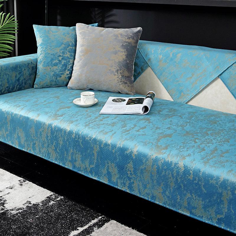 

Light Luxury Simple Sofa Cushion, Universal Fabric For All Seasons, Light Luxury Wind Non-Slip, Modern Solid Wood Sofa Cover, Luxurious Seat Cushion 70*70cm