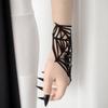 Gothic Bracelet Black Spike Adjustable Bracelet Dark Spider Web Personalized Bracelet Party Web Bracelet Jewelry Accessories