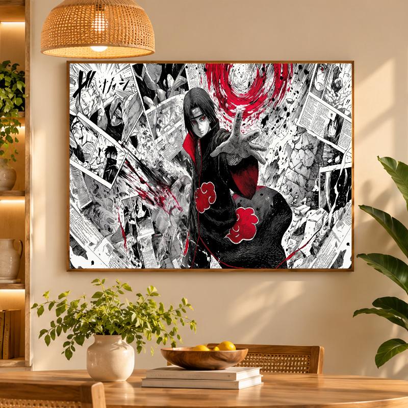 5D Diamond Painting Itachi Uchiha DIY Full Drill Diamond Art Kit Home Decoration