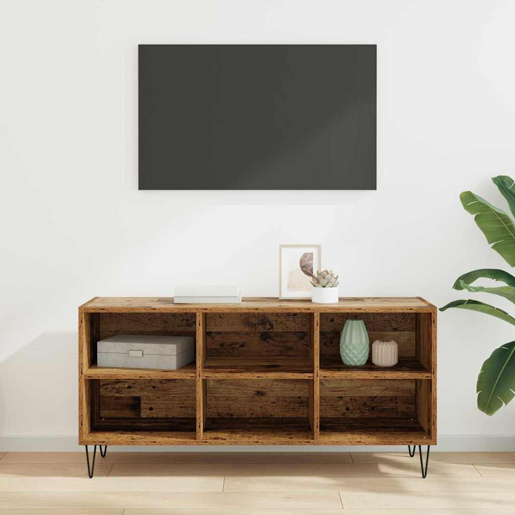 TV Stand Reclaimed Wood Look 103.5 x 30 x 50 cm Engineered Wood