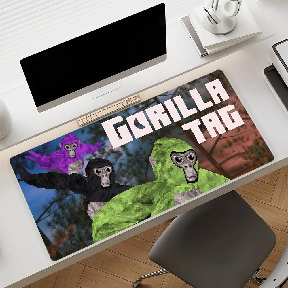 Tappetino Mouse Gioco G-Gorilla T-Tag Bordo in Gomma Antiscivolo Bloccato Spesso Tappetino da Scrivania per Gaming su Laptop