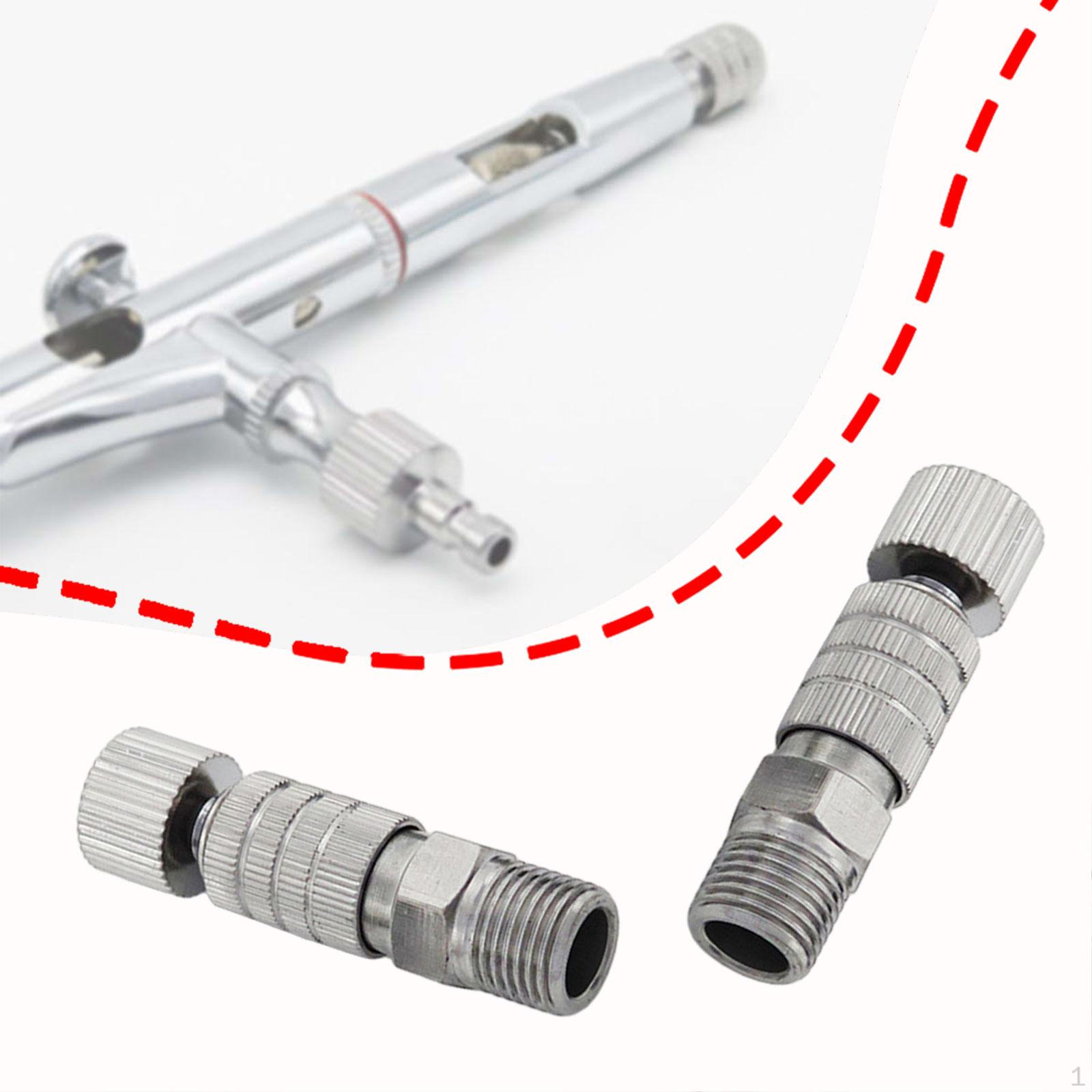

2 шт. Быстроразъемное соединение для аэрографа, быстрое соединение, адаптер Without Valve